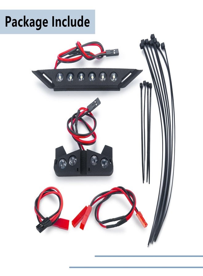 طقم إضاءة LED أمامي وخلفي من مورلوردي للسيارات التي تعمل بالتحكم عن بعد، مناسب لسيارات TRX Slash VXL XL-5 بمقياس 1/10، ترقيات للشاحنات ذات الدفع الرباعي والثنائي. - Image 4